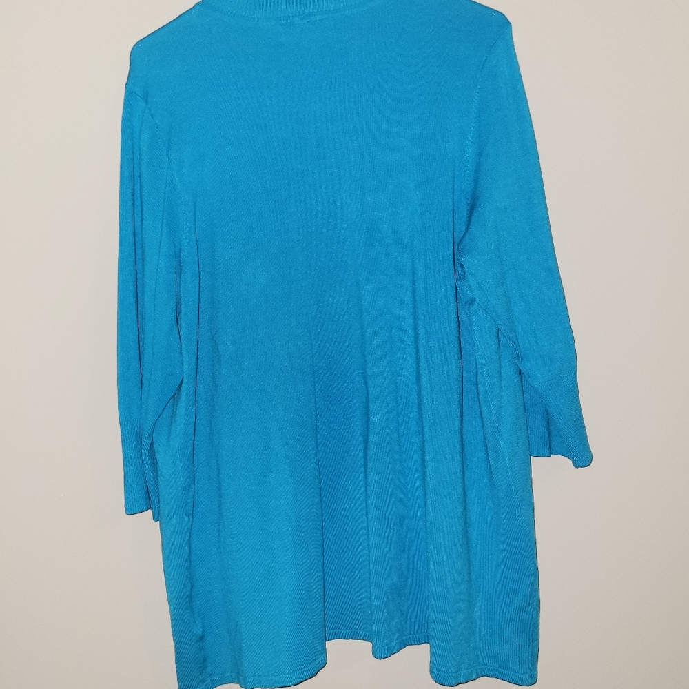 Laura Ashley Open Front Cardigan - Picture 2 of 2